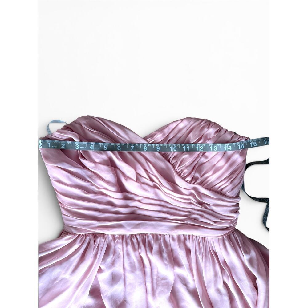 Jasmine B2 B153072 Bridesmaid Dress Misty Pink Chiffon Formal Prom Size 12 Flowy - Picture 5 of 7